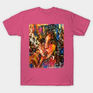 Smoking lady 2 T-Shirt